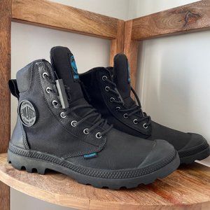 Palladium High Top Pampa Waterproof Boots w/Magnetic Lace Closure
